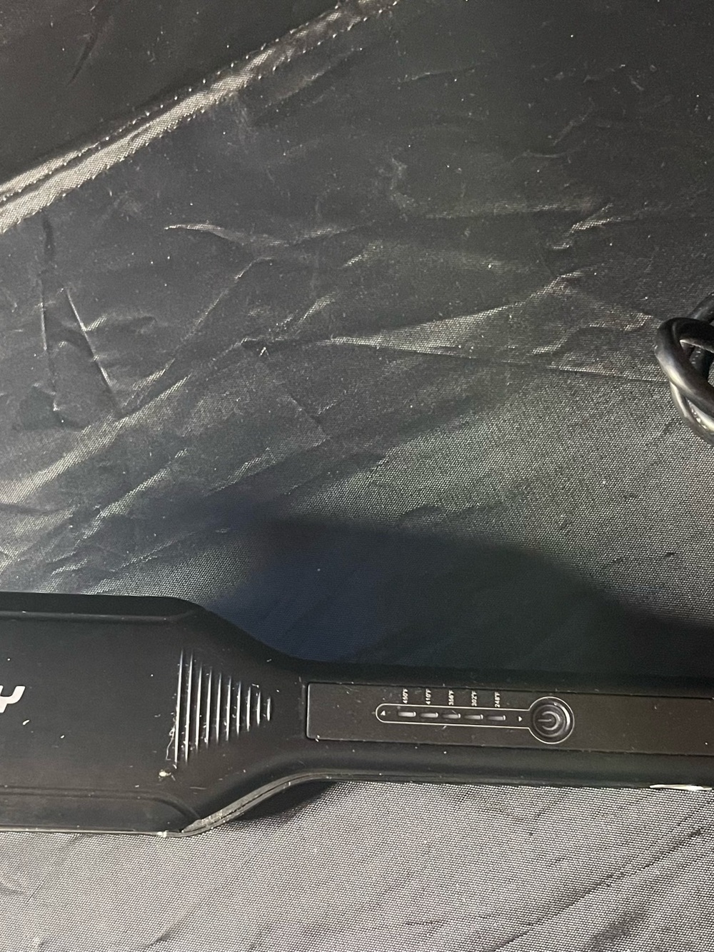 Black Hair Straightener with Digital Controls